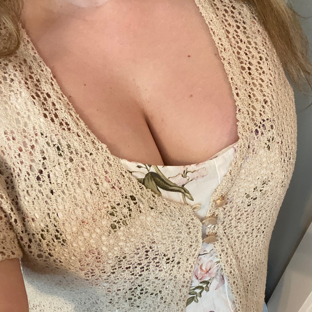 Vintage Crochet Sweater